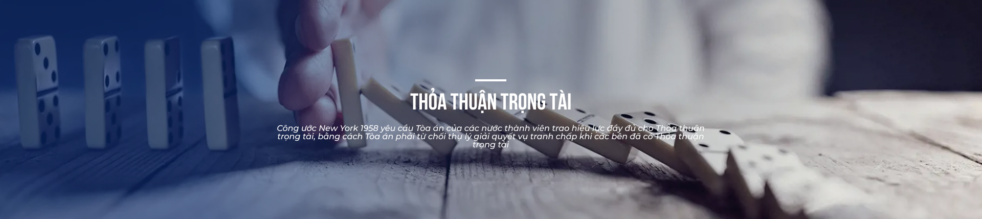 Quy định thỏa thuận trọng tài