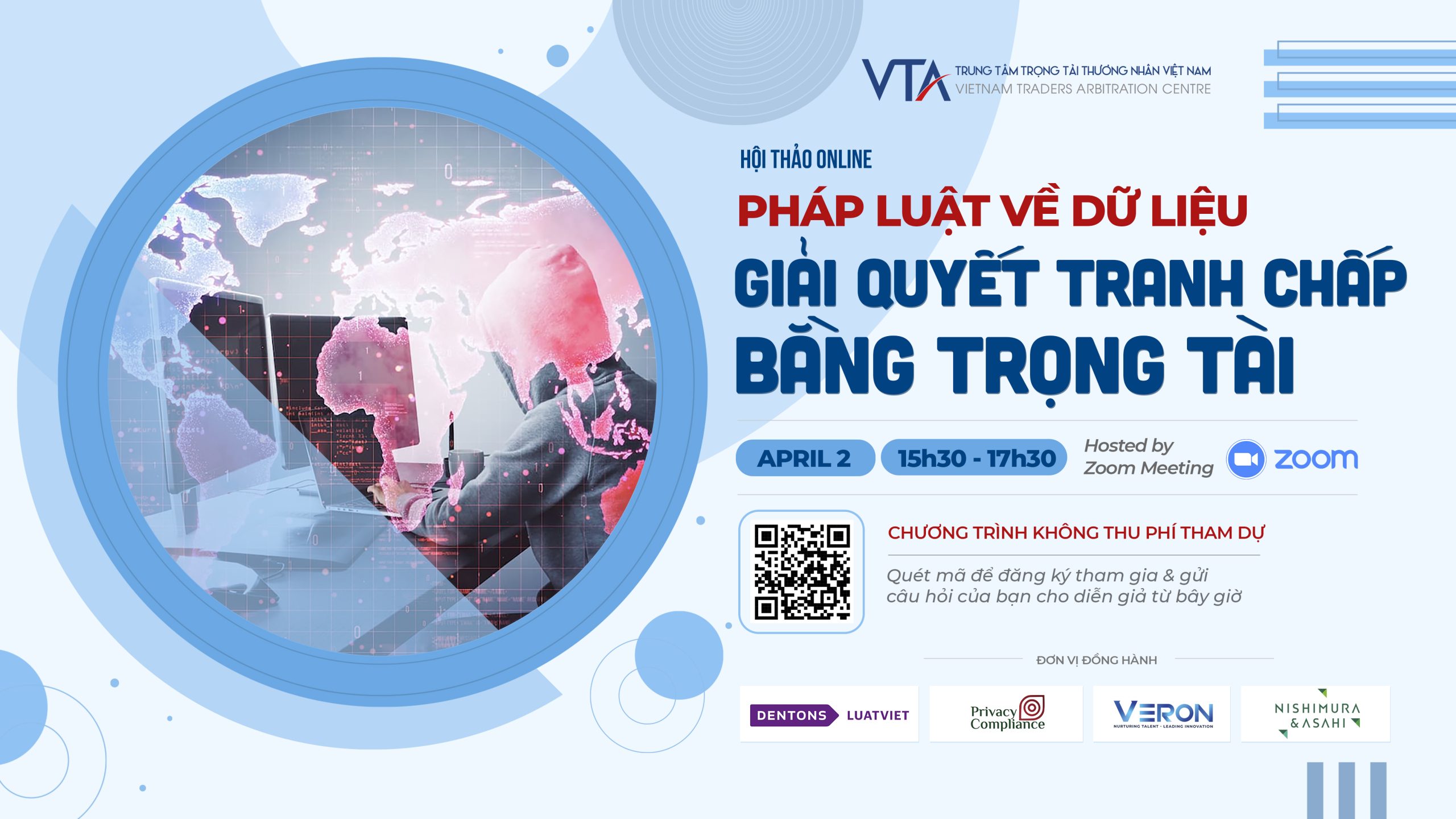 Hội thảo trực tuyến Pháp luật về Dữ liệu – Giải quyết Tranh chấp bằng Trọng tài