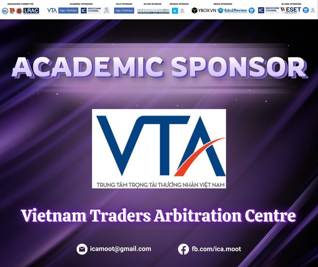 VTA đồng hành cùng ICA Moot 2026 – Cuộc thi học thuật cấp quốc gia về Trọng tài thương mại quốc tế