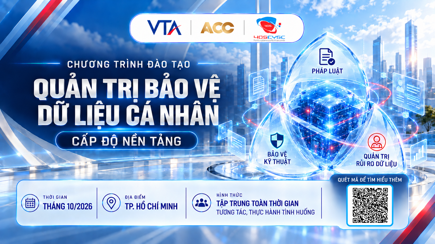 Chương trình đào tạo quản trị bảo vệ dữ liệu cá nhân — Cấp độ nền tảng